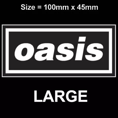 Oasis Band Logo Cup Laptop Sticker Vinyl Decal Fits Apple Macbook Tablet Car • £2.99