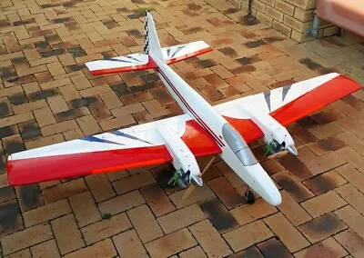 Big Apple Twin Engine Plane 72  WS RC Model Airplane Printed Plans Templates • $30