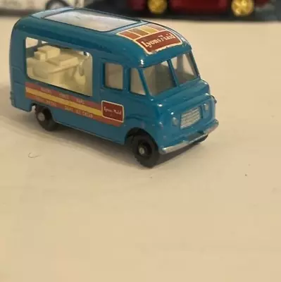 Vintage Lesney Matchbox #47 Commer Lyons Ice Cream Canteen Truck Blue Very Nice • $24.95