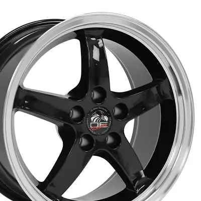 17 Inch Black Machined Rims Set (4) Fit Ford Mustang Cobra R Style • $643