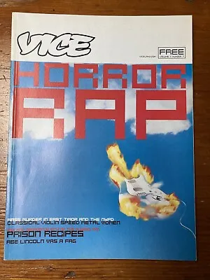2000 Vice Magazine The Rock Issue Vol. 7 # 7 Fashion Horror Rap Photo Music • $17.99