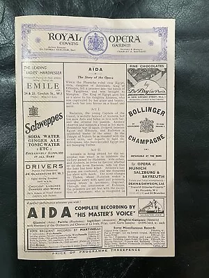 Royal Opera Covent Garden 1937 Coronation Night Programme • £40