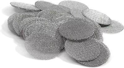 New Metal Pipe Screens Silver Metal FiltersPipes Screens Gauzes Premium Steel  • £3.79