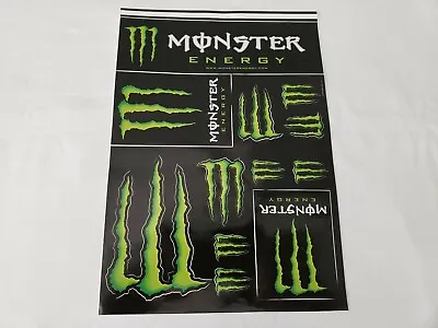 Monster Energy Sticker Decal Sheet 12 Stickers NEW • $19.99