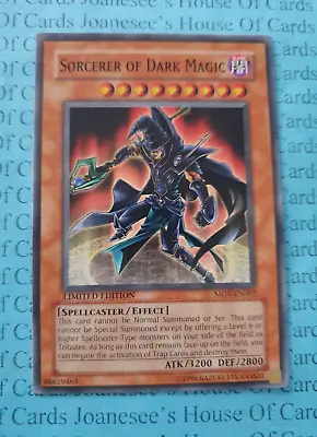 Sorcerer Of Dark Magic MOV-002 Yu-Gi-Oh Card Limited Edition Mint/NMint Vintage • £11.99