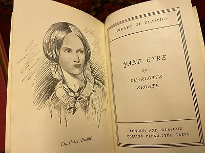 Jane Eyre Brontë London & Glasgow: Collins' Clear-Type Press • £20