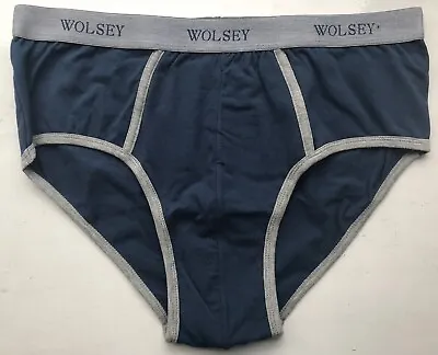 £12 • Buy Wolsey Men's Low Rise Brief - Blue - X-Large - U333-BLU