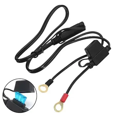 12V Motorcycle Battery Charger-Terminal Ring Connector Cable Harness SAE-Adapter • $4.76