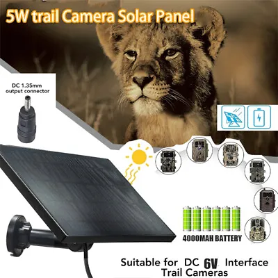 £26.59 • Buy 4W 6V Solar Panel Built-in Battery Charger For IP Security IP Camera Wifi Router