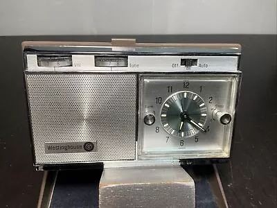 Vintage Westinghouse Travel Alarm Clock Radio 1960s Japan • $12.99