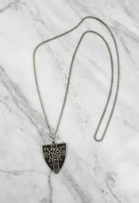 Silver Freemasonry Masonic Egyptian Rite Pendant Necklace Adyar • $50