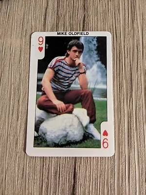 Dandy Rock N Bubble Pop Star Card 1986 Collectable Mike Oldfield 9 Of Hearts  • £0.99