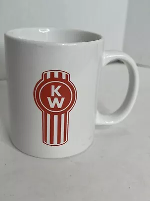 Kenworth Truck Trucking Coffee Mug KW Logo Red And White Trucker Tea Mug  • $16.19