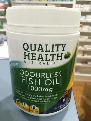 2 X FISH OIL 1000MG 400 Capsules Odourless Omega-3 100% AUSTRALIAN MADE 1000 Mg • $49.90