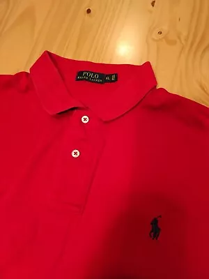 Ralph Lauren Polo Shirt Xl Red Classic Fit • £15