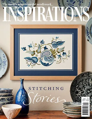 Inspirations Embroidery Magazine - Issue #119 (July'23) Inc P&P • £9.99