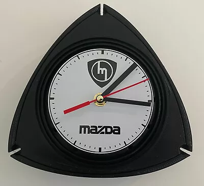 White Analog Mazda Rotary Engine Clock Insert Rotor Wall Clock Rx8 Rx7 Rx3 13b • $25