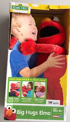 Big Hugs Elmo Hasbro Playskool Interactive Brand NEW In SEALED BOX Smoke Free !! • $99