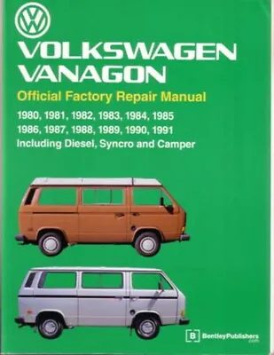 1980-1991 1987 1988 1989 1990 VW Vanagon Shop Service Repair Manual • $130.49