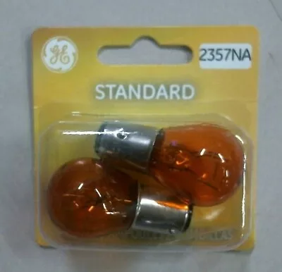 $5.50 • Buy GE 2357NA, Miniature Lamp Bulb, 2 Pack, 12V, FREE SHIPPING 
