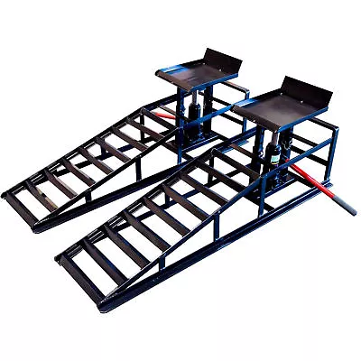 Hydraulic Vehicle Ramps 10000lb.Capacity Portable Car Repair  • $203