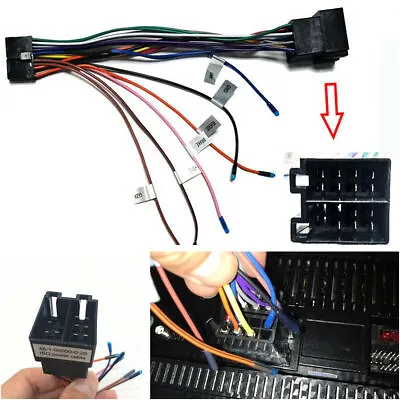 $12.89 • Buy Car Stereo Radio Android ISO 20PIN Wiring Harness Connector Adapter Power Cable