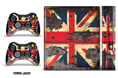 Skin Decal Wrap For Xbox 360 E Gaming Console & Controller Sticker Design TORN J • $8.95