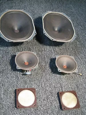 Vintage German Kuba Tube Stereo Console Speakers • $95