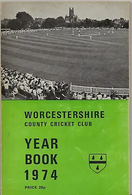 £3.50 • Buy 1974 Worcestershire County Cricket Club Year Book 