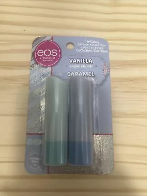 EOS Caramel Brulee Sleigh & Vanilla Sugar Cookie Lip Balm Stick - 2pk • $15