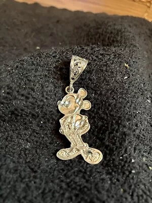 Mickey Mouse Sterling Silver Pendant • $25.99