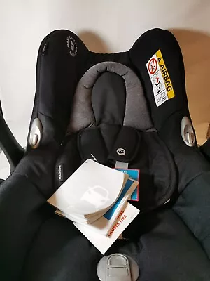 Maxi Cosi CabrioFix Baby Car Seat Group 0+ 0 - 12 Months 0 - 13 Kg Black  • £94.99