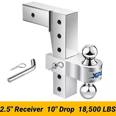 XPE Trailer Hitch Fits 2.5 Inch Receiver 10 Inch Adjustable Drop Hitch 18500LBS • $109.99