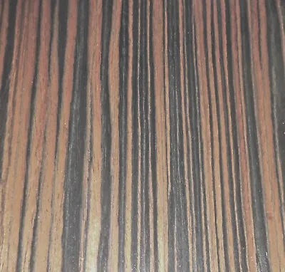 Macassar Ebony # 603 Composite Recon Wood Veneer 11  X 16  On Paper Backer 1/40  • $25