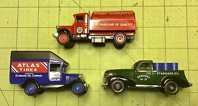 $8.95 • Buy Red Crown Gas,  Atlas Tires,  Standard Oil,  3 Die Cast Toy Advertising Truck's.