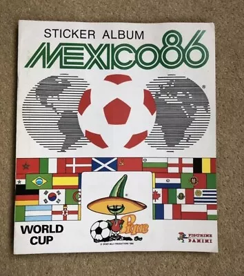 Mexico 1986 86 World Cup Panini Football Sticker Album 100% Complete Full Set • £295