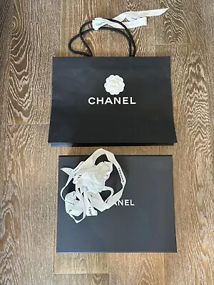 Chanel Magnetic Empty Box 33CM X 27CM X 13CM With Tissue Large Box For Purse • £0.99