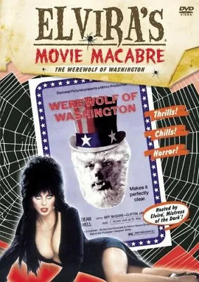 Werewolf Of Washington (Elviras Movie Ma DVD • $6.35