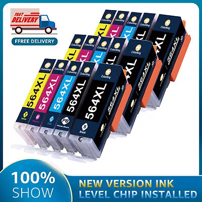 Printer Ink Cartridges For HP 564XL 564 XL Photosmart 6510 6520 7510 7520 5510  • $6.83