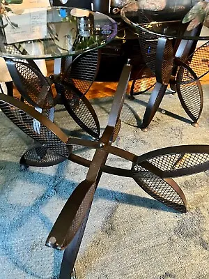 Mid-Century Modern Tempestini For Salterini Butterfly Patio 3 Table Set • $400