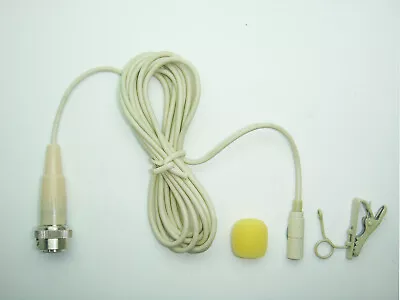 £49.99 • Buy Professional Beige Lavalier Mini Condenser Microphone Sony WRT Radio Transmitter