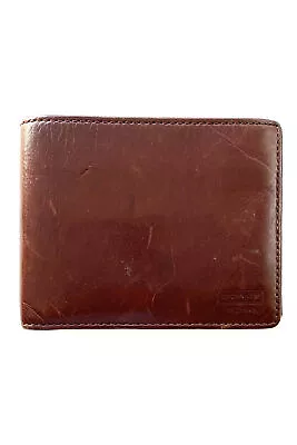 COACH Men’s Brown Leather Bifold Wallet 3 1/2”x 4 1/4” • $24