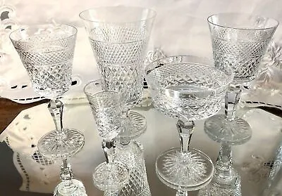 Select A Set Vintage ROYAL DOULTON Carlyle Crystal Glasses Stemware Lot Wedding • $16