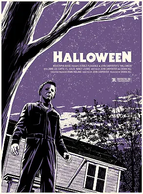 1978 Halloween Movie Poster 11X17 Michael Myers Laurie Strode Castle 🎃🔪🎃 • $12.83