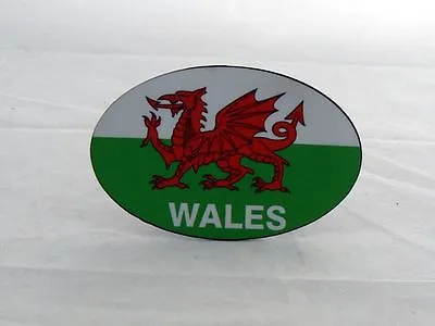 NEW Wales Rugby Ball Shape Magnetic Car Badge 12cm X 7.5cm  • £17.50