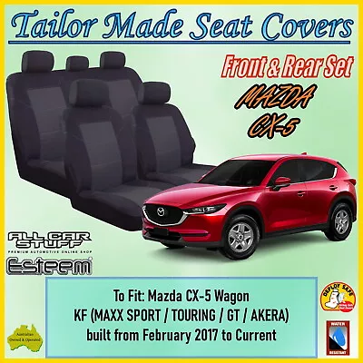 Tailor Made Seat Covers For Mazda CX5 (CX-5) KF MAXX SPORT: 02/2017 To Current • $151.02