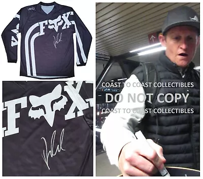 Ricky Carmichael Signed Fox Jersey COA Proof Autographed Supercross Motocross • $349.99