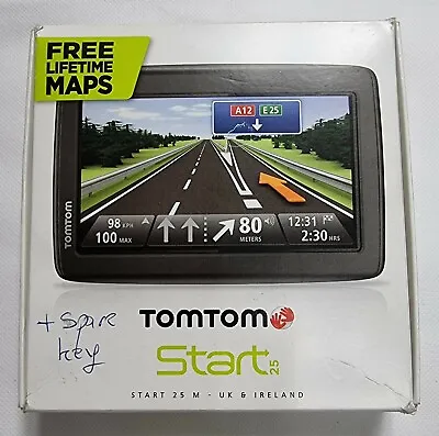 £74.99 • Buy GENUINE TOMTOM START 25m LIFETIME MAPS PORTABLE GPS SAT NAV NAVIGATION 2021 MAPS