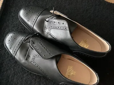 £15 • Buy SANDERS LEATHER OXFORD BROGUES SHOES UK Size 12  Style: 6720 ENGLAND