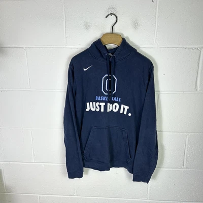 £14.95 • Buy Nike Hoodie Mens Medium Blue Oregon University Basketball Spell Out Swoosh USA